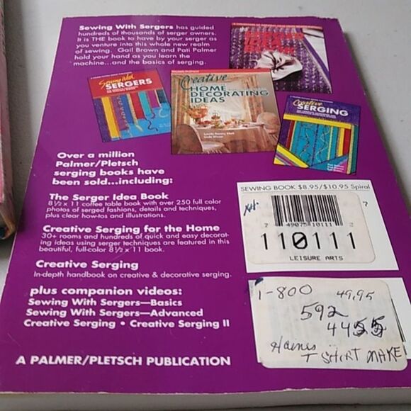 Sewing with Sergers & Mend It Better Books Cottagecore Grandmacore - Picture 3 of 6
